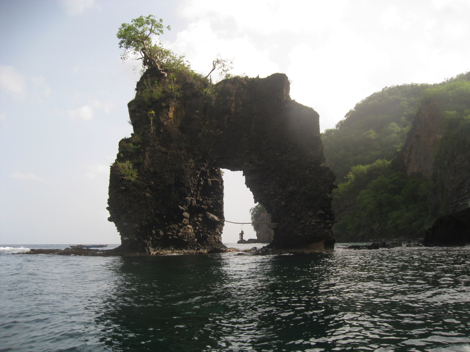 St. Vincent Rocks Saint Vincent: Wallilabou (The set for the movie Pirates of the ...